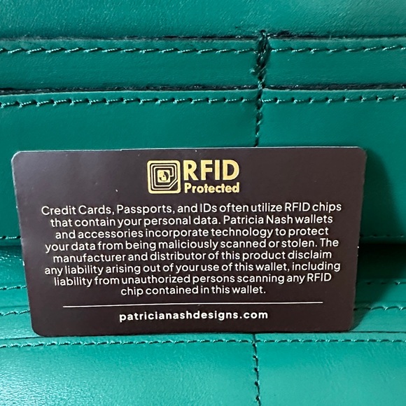 Patricia Nash Multicolor Floral Leather Large Wallet - Picture 12 of 12